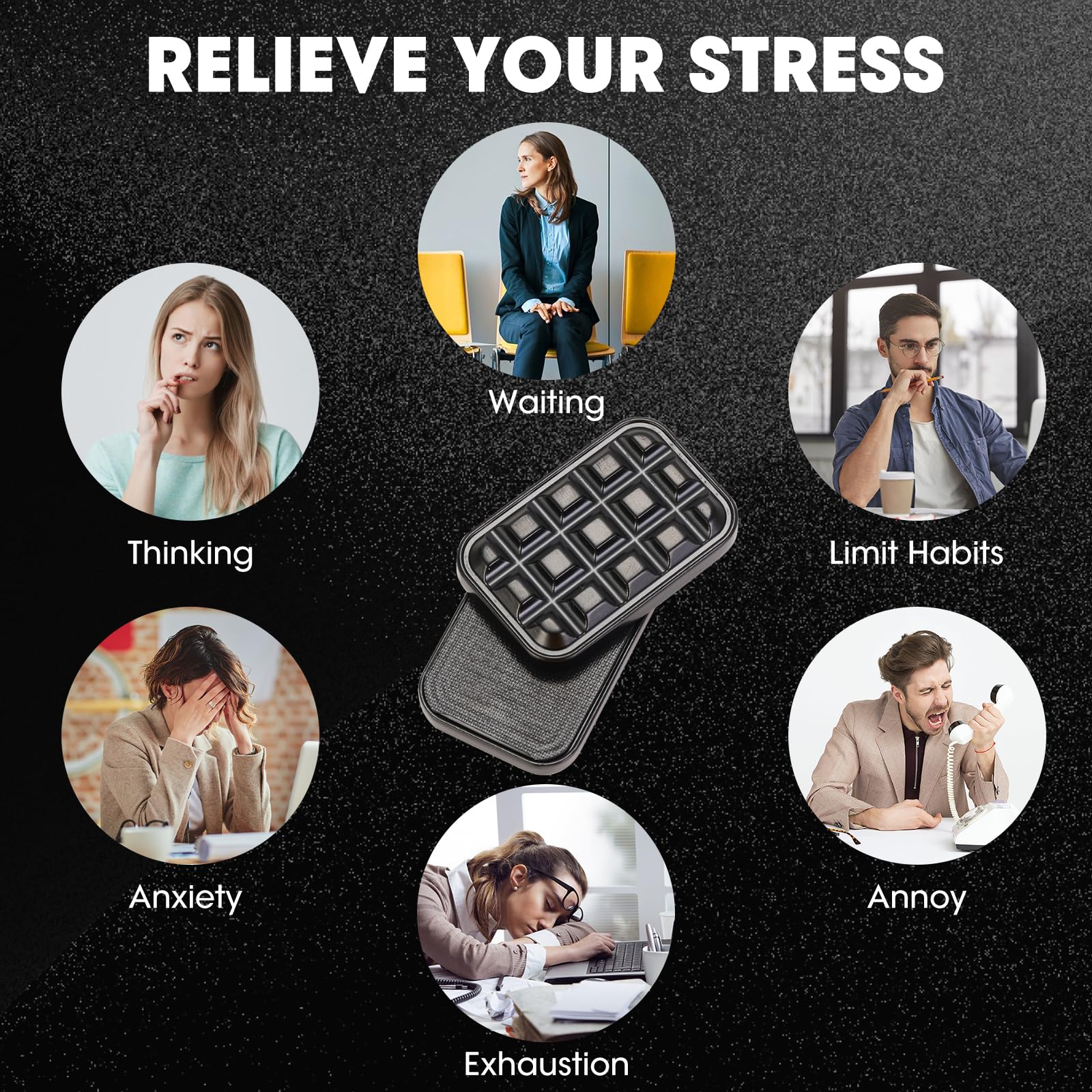 Amazon | JUDIXY フィジェットスライダー 大人用 - ブリックスライダー